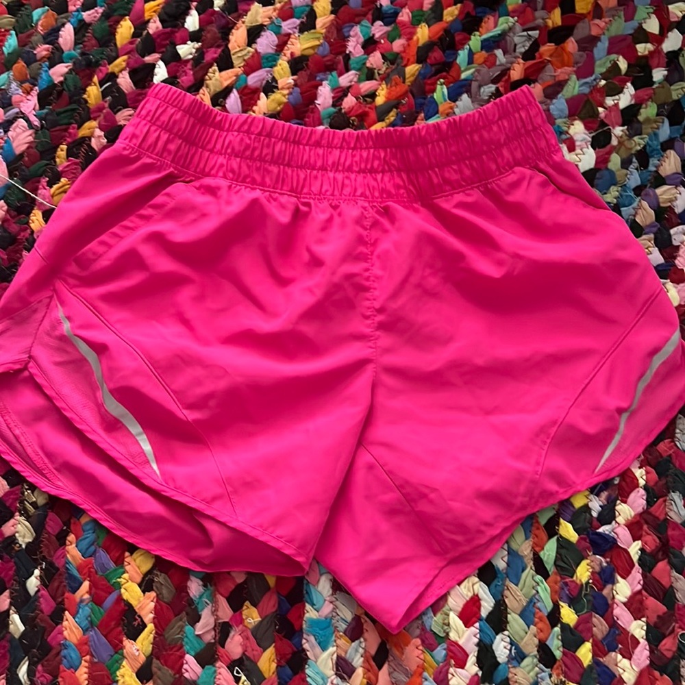 HOT PINK ATHLETIC SHORTS